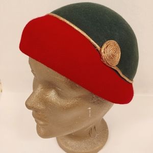 Vintage Neumann Endler Inc Fair Field Felts100%Virgin WoolModer MissNew York